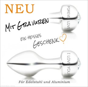 plugsmith-analplug-gravur Analplug mit Gravur