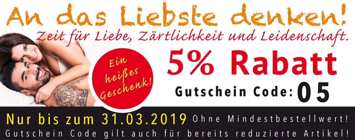 PLUGSMITH-05-Rabatt 5% Rabatt auf alle Erotikartikel